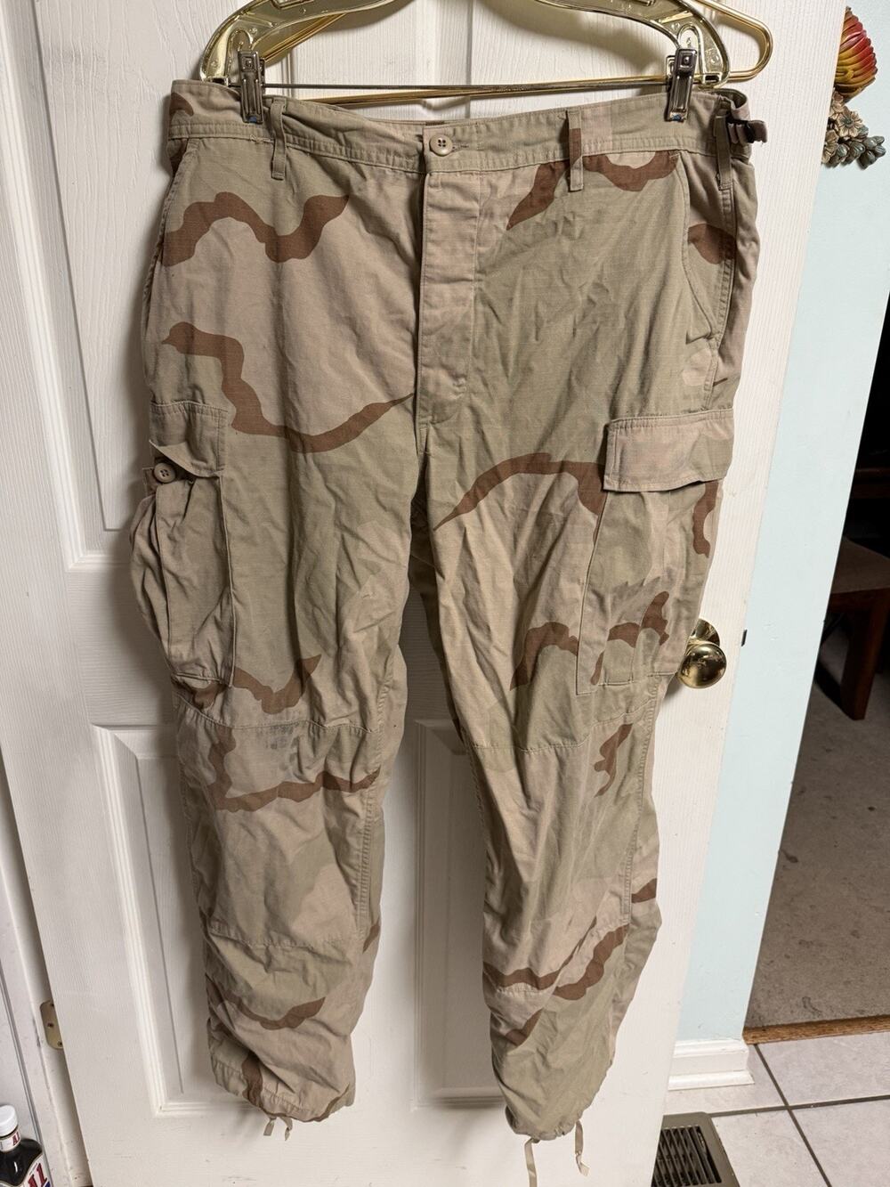 US Army Pants Mens 38x32 Cargo Desert Camouflage Utility Uniform 90s Y2k
